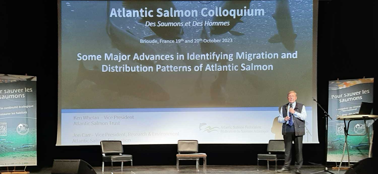 Ken Whelan, Vice President des Atlantic Salmon Trust,